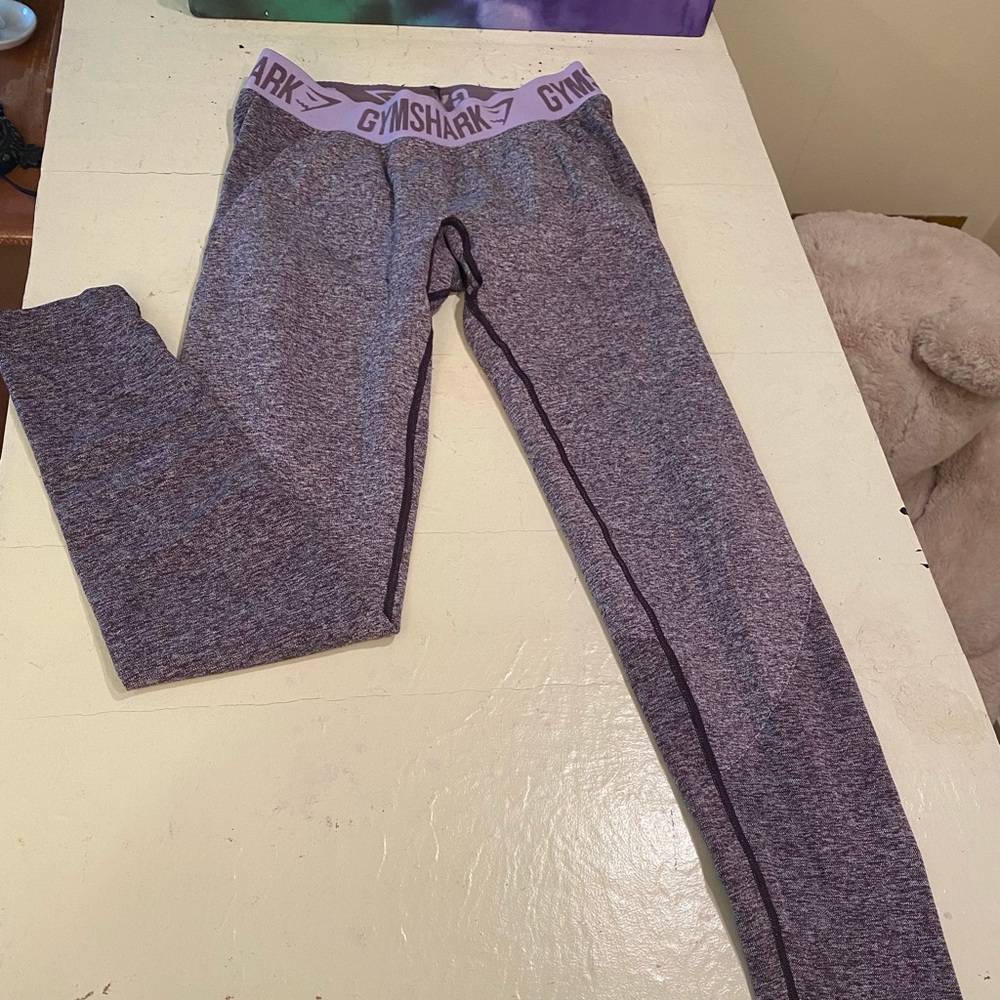 Gymshark Flex Leggings - Purple Marl/Pastel Lilac